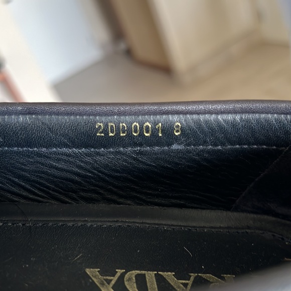 PRADA NAVY RIDERS. IN EXCELLENT CONDITION. WORN HANDFUL OF TIMES. - Picture 11 of 13